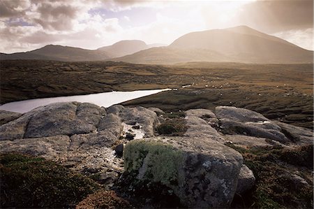 Mealisval Hill, west coast, Isle of Lewis, Outer Hebrides, Scotland, United Kingdom, Europe Foto de stock - Con derechos protegidos, Código: 841-02720438