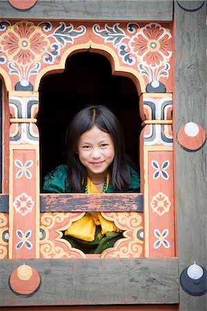 Bhutanese girl, Trashi Chhoe Dzong, Thimphu, Bhutan, Asia Stock Photo - Rights-Managed, Code: 841-02720546