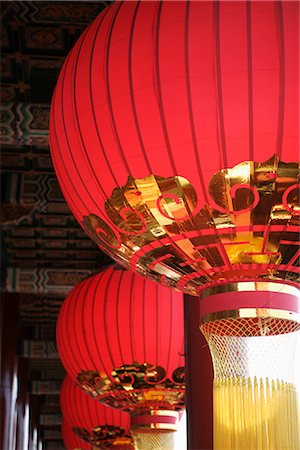 Lanterns, The Forbidden City, Beijing (Peking), China, Asia Foto de stock - Con derechos protegidos, Código: 841-02720864