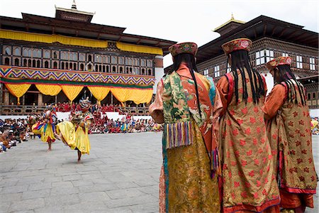 simsearch:841-02714563,k - Festival bouddhiste (Tsechu), Trashi Chhoe Dzong, Thimphu, Bhoutan, Asie Photographie de stock - Rights-Managed, Code: 841-02720992