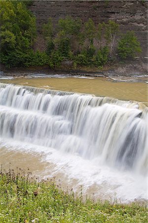 Lower Falls in Letchworth State Park, Rochester, New York State, United States of America, North America Stock Photo - Rights-Managed, Code: 841-02721129