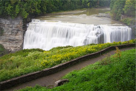 Middle Falls à Letchworth State Park, Rochester, New York État, États-Unis d'Amérique, l'Amérique du Nord Photographie de stock - Rights-Managed, Code: 841-02721130