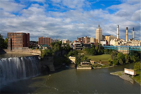 High Falls Area, Rochester, New York State, United States of America, North America Stock Photo - Rights-Managed, Code: 841-02721132