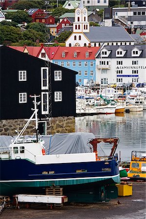 faroe islands - Dry dock, Port de Tórshavn, îles Féroé (îles Féroé), Royaume de Danemark, Europe Photographie de stock - Rights-Managed, Code: 841-02721254