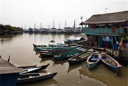 Village at old harbour, Sunda Kelapa, Jakarta, Indonesia, Southeast Asia, Asia Foto de stock - Con derechos protegidos, Código: 841-02721307