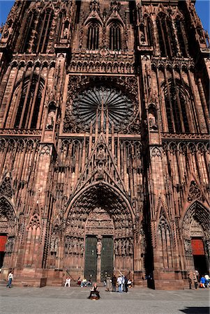 Notre-Dame Cathedral, Strasbourg, Alsace, France, Europe Stock Photo - Rights-Managed, Code: 841-02721587