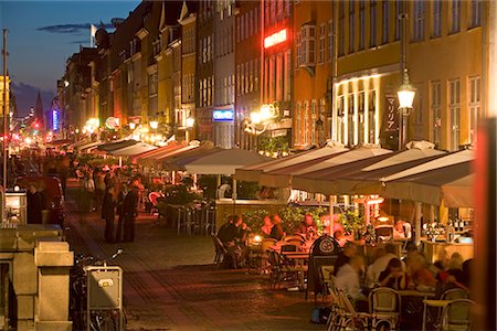 restaurant furniture in europe - Nyhavn, Copenhagen, Denmark, Scandinavia, Europe Stock Photo - Rights-Managed, Code: 841-02721644