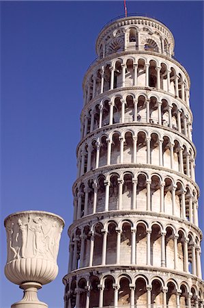 Leaning Tower of Pisa, UNESCO World Heritage Site, Pisa, Tuscany, Italy, Europe Foto de stock - Con derechos protegidos, Código: 841-02721684