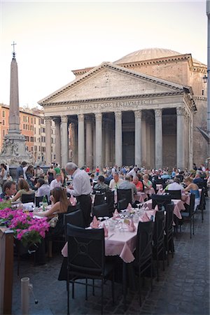 rome cafe - Rotonda Square and Pantheon, Rome, Lazio, Italy, Europe Stock Photo - Rights-Managed, Code: 841-02721743