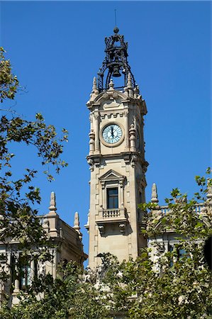 simsearch:841-02721908,k - Ayuntamiento (city hall), Valencia, Spain, Europe Foto de stock - Con derechos protegidos, Código: 841-02721761