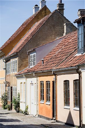 funen - Overgade and Nedergate, area where Hans Christian Andersen was born, Odense, Funen, Denmark, Scandinavia, Europe Stock Photo - Rights-Managed, Code: 841-02721940