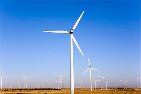 Wind farm, La Muela, Zaragoza, Aragon, Spain, Europe Foto de stock - Con derechos protegidos, Código: 841-02722027