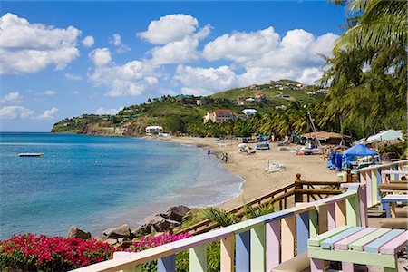 federación de st kitts y nevis - Frigate Bay Beach, St. Kitts, Leeward Islands, West Indies, Caribbean, Central America Foto de stock - Con derechos protegidos, Código: 841-02722185