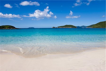 The world famous beach at Trunk Bay, St. John, U.S. Virgin Islands, West Indies, Caribbean, Central America Stock Photo - Rights-Managed, Code: 841-02722213