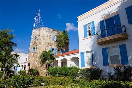 Bluebeards Castle, Charlotte Amalie, St. Thomas, U.S. Virgin Islands, West Indies, Caribbean, Central America Stock Photo - Rights-Managed, Code: 841-02722225