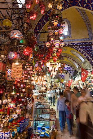 Grand Bazaar (Kapali Carsi), Istanbul, Turkey, Europe Foto de stock - Con derechos protegidos, Código: 841-02722398