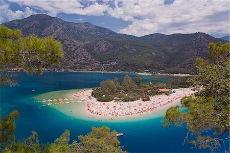 The Blue Lagoon, Bay of Oludeniz, Olu Deniz, near Fethiye, Anatolia, Turkey, Asia Minor, Eurasia Foto de stock - Con derechos protegidos, Código: 841-02722417