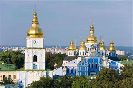 St. Michael's Monastery, Kiev, Ukraine, Europe Foto de stock - Direito Controlado, Número: 841-02722497