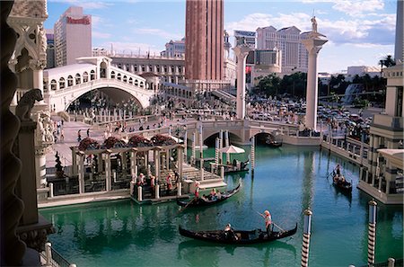 replica - Grand Canal at the Venetian, Las Vegas, Nevada, United States of America, North America Stock Photo - Rights-Managed, Code: 841-02722684