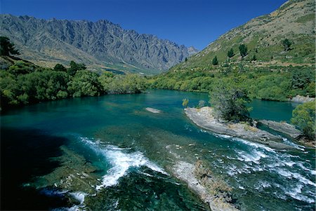 simsearch:841-02723005,k - La rivière Kawarau, l'exutoire du lac Wakatipu à Frankton, près de Queenstown, avec le Remarkables au-delà, Otago, île du Sud, Nouvelle-Zélande, Pacifique Photographie de stock - Rights-Managed, Code: 841-02722724