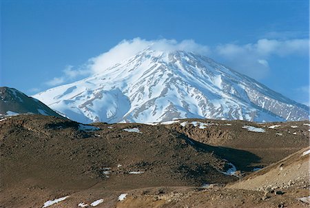 Mount Demavand (Mount Demavend), Iran, Middle East Foto de stock - Con derechos protegidos, Código: 841-02824217