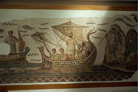 Mosaics at Bardo Museum, Tunis, Tunisia, North Africa, Africa Stock Photo - Rights-Managed, Code: 841-02824503