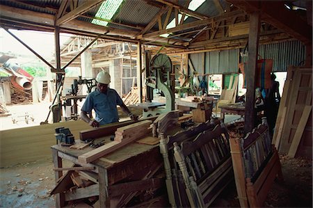 ste lucie - Fabrication de meubles, Sainte-Lucie, îles sous-le-vent, Antilles, Caraïbes, Amérique centrale Photographie de stock - Rights-Managed, Code: 841-02824557