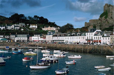simsearch:841-08239941,k - Harbour at Mont Orgueil, Jersey, Channel Islands, United Kingdom, Europe Stock Photo - Rights-Managed, Code: 841-02824710