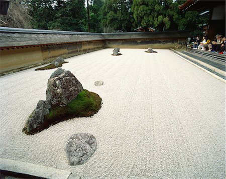 ryoan-ji - Ryoanji Temple, Kyoto, Japan, Asia Foto de stock - Direito Controlado, Número: 841-02824740