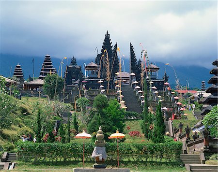 Besakih Temple, Bali, Indonesia, Southeast Asia, Asia Foto de stock - Con derechos protegidos, Código: 841-02824793