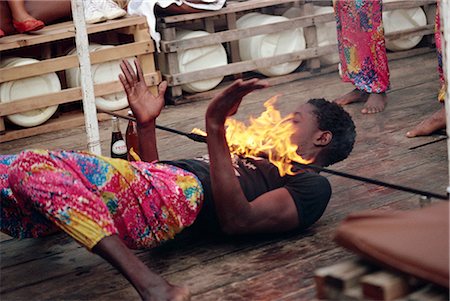 dancing with fire - Young man limbo dancing, Kenya, East Africa, Africa Stock Photo - Rights-Managed, Code: 841-02824828