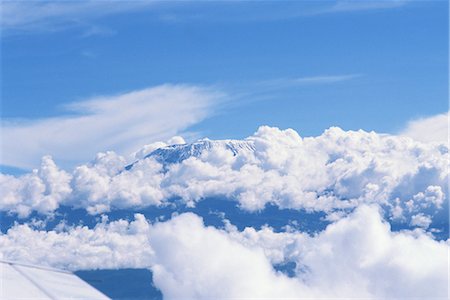 Mount Kilimanjaro, UNESCO World Heritage Site, seen from aircraft, Kenya, East Africa, Africa Foto de stock - Con derechos protegidos, Código: 841-02824923