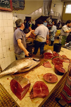 funchal - Fish market, Funchal, Madeira, Atlantic, Portugal, Europe Foto de stock - Con derechos protegidos, Código: 841-02825006