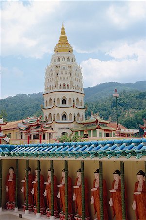 Temple of 10000 Buddhas, Penang, Malaysia, Southeast Asia, Asia Stock Photo - Rights-Managed, Code: 841-02825062