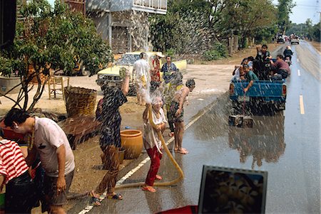 simsearch:841-03676029,k - Water Festival at New Year, Chiang Mai, Thailand, Southeast Asia, Asia Foto de stock - Con derechos protegidos, Código: 841-02825092