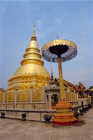 simsearch:841-02902024,k - Wat Haripunchai Temple, Lampoon, Thailand, Southeast Asia, Asia Foto de stock - Direito Controlado, Número: 841-02825181