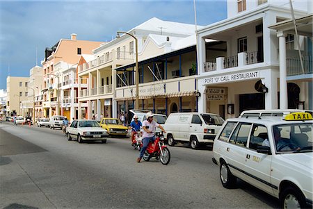 Hamilton, Bermuda, Atlantic Ocean, Central America Stock Photo - Rights-Managed, Code: 841-02825206