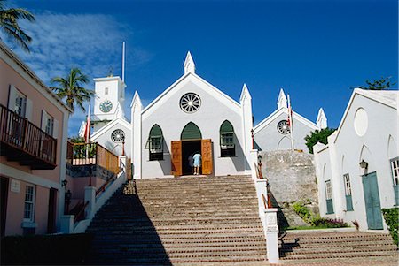 St. George, Bermudes, océan Atlantique, l'Amérique centrale Photographie de stock - Rights-Managed, Code: 841-02825217