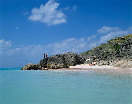 Whale Beach, Bermuda, Central America, mid Atlantic Fotografie stock - Rights-Managed, Codice: 841-02825221