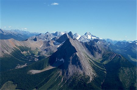 Rocky Mountains near Banff, Alberta, Canada, North America Stock Photo - Rights-Managed, Code: 841-02825331