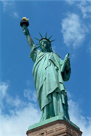 simsearch:841-02924916,k - Statue of Liberty, New York, United States of America, North America Fotografie stock - Rights-Managed, Codice: 841-02825450