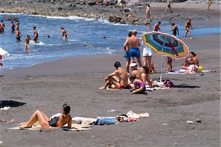 Playa de Gran Rey, La Gomera, Canary Islands, Spain, Atlantic Ocean, Europe Stock Photo - Rights-Managed, Code: 841-02825484