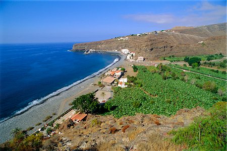 simsearch:841-06345250,k - Banana Plantations, Santiago, La Gomera, Iles Canaries, Espagne Photographie de stock - Rights-Managed, Code: 841-02825509