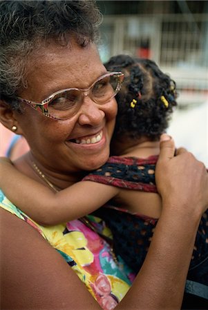 Woman and her grand-daughter, Trinidad, West Indies, Caribbean, Central America Stock Photo - Rights-Managed, Code: 841-02825537