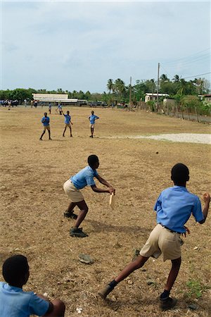 School boys playing cricket, Tobago, West Indies, Caribbean, Central America Stock Photo - Rights-Managed, Code: 841-02825617