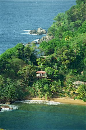 Parlatuvier Bay, Tobago, West Indies, Caribbean, Central America Foto de stock - Con derechos protegidos, Código: 841-02825625