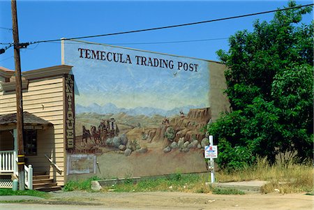 Temecula, a town known for its old section and antique shops, California, United States of America, North America Stock Photo - Rights-Managed, Code: 841-02825651