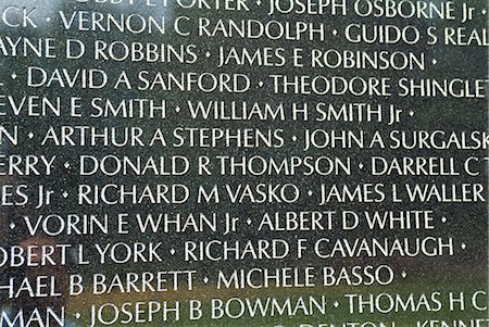 Vietnam War Memorial, Washington D.C., United States of America, North America Stock Photo - Rights-Managed, Code: 841-02825667