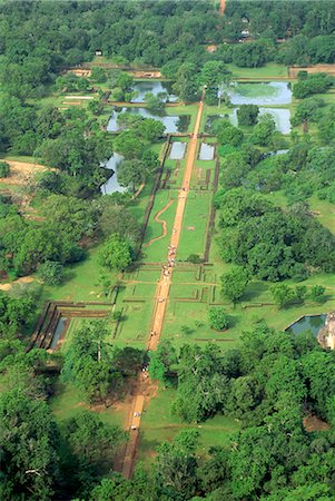 sri lanka top view - View from rock, Sigiriya, Sri Lanka, Asia Stock Photo - Rights-Managed, Code: 841-02825750