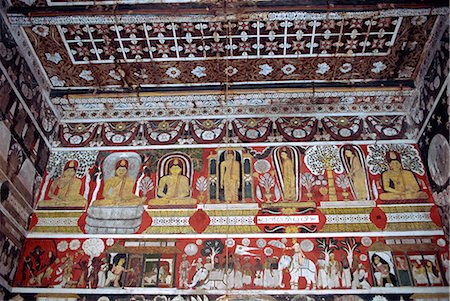 simsearch:841-02901944,k - Wall paintings, Buddhist temple at Kelaniya, Sri Lanka, Asia Foto de stock - Con derechos protegidos, Código: 841-02825821